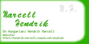 marcell hendrik business card